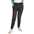 thumbnail image 1 of Hanes Womens EcoSmart Fleece Joggers, M, Ebony, 1 of 5