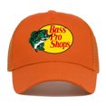 thumbnail image 1 of Bassproshops Printed Cotton Summer Outdoor Fishing Sun Protection Baseball Cap  (Orange), 1 of 7