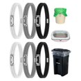 thumbnail image 5 of 6Pc Garbage Can Bands Cord Lord Adjustable Large Trash Can Rubber Bands Fits 8-33 Gallon Trash Cans Multifunction Band B, 5 of 5