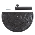 thumbnail image 2 of Pure Garden 20lb Half Round Umbrella Base for Patios and Balconies (Black), 2 of 2