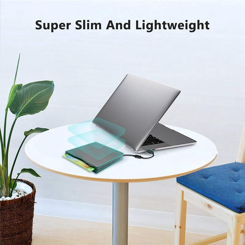 USB Floppy Disk Reader Drive 3.5In External Portable 1.44 MB FDD Diskette Drive for 7 8 2000 XP Vista PC Laptop