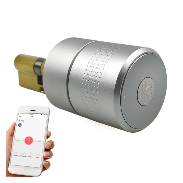 Big Motor Force Tuya Lock Cylinder Home Fingerprint Smart Door Lock Knob Handle ,Smart and Convenient
