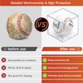 thumbnail image 3 of Paquete de 8 vitrinas para béisbol, acrílico transparente, con protección UV, 3 of 6