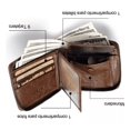 thumbnail image 2 of Cartera Rfid De Piel Original Para Hombre Marrón, 2 of 5