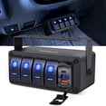 thumbnail image 1 of Switch Box Nilight de 4 canales, 12 V, con cargador PD tipo C y QC 3.0, 1 of 9