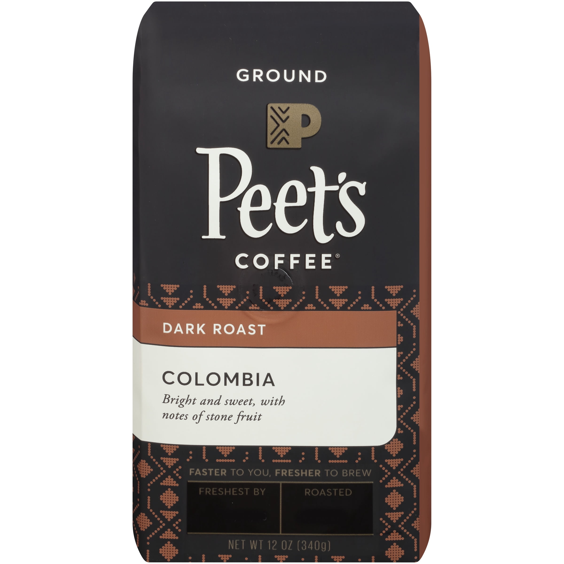 Peet's Coffee® Colombia Dark Roast Ground Coffee 12 oz. Stand-Up Bag