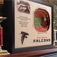 thumbnail image 2 of IDNA Atlanta Falcons 25.5'' x 19.5'' 25-Layer StadiumViews 3D Wall Art, 2 of 5