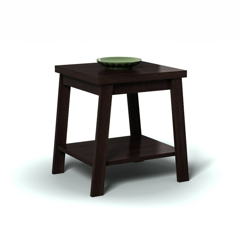 Mainstays Logan Side Table Espresso Finish Walmart