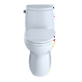 thumbnail image 2 of TOTO® Carlyle® II One-Piece Elongated 1.28 GPF Universal Height Skirted Toilet with CeFiONtect?, Sedona Beige - MS614114CEFG#12, 2 of 2