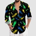 thumbnail image 4 of PMUYBHF T-Shirt Imprimé 3D Numérique pour Hommes Manches Courtes Col Rabattu 3271 TG, 4 of 5