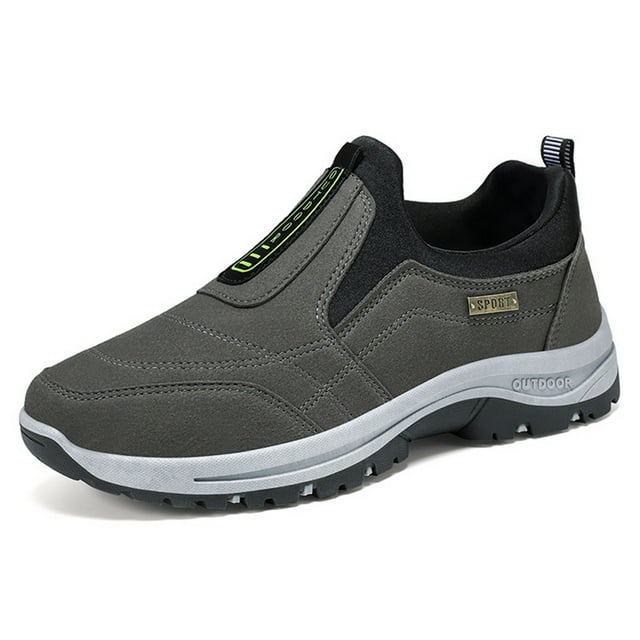 Kcodviy Chaussures pour Hommes 2025 Automne Chaussures Habillées Décontractées pour Hommes Nouvelles Bout Rond Polyvalentes Mocassins Décontractés pour Hommes Taille 11 Chaussures de Randonnée Chaussures à Semelle Souple Version Coréenne Chaussures Décontractées Légères