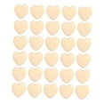 thumbnail image 6 of DEEPCRAFF 30 Pieces Heart Shaped Wooden Slices Beige Wood Discs for Wedding, Party, Craft and Home Decoration, 6 of 8