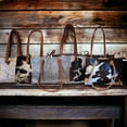thumbnail image 3 of Genuine Cowhide Large Tote Highlands Black Cowhide Tote, 3 of 22