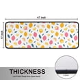 thumbnail image 5 of Kitchen Rugs Sets Of 2,Yellow Pink Lemon Fruit Leaves White Pattern Anti Fatigue Kitchen Mat Rugs Non Slip Washable,Decorative Kitchen Floor Mats for Kitchen,Sink,Laundry,17"x47"+17"x47", 5 of 5