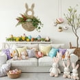 thumbnail image 5 of AURIGATE Easter Bunny Wooden Wall Hanging Basket, Farmhouse Spring Decor, Handcrafted Hanging Storage for Home Entryway, 5 of 6