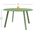 thumbnail image 3 of WYDK patio Outdoor Round Coffee Table, 28-inch Patio Side Table, Great for Backyard Patio Deck, Sage Green,1 PC, 3 of 11
