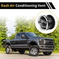thumbnail image 3 of Rejilla de aire acondicionado del tablero Unique Bargains para Ford F150 2009-2014, salida de aire del centro del tablero, conducto de aire, plástico negro mate, 1 pieza, 3 of 6