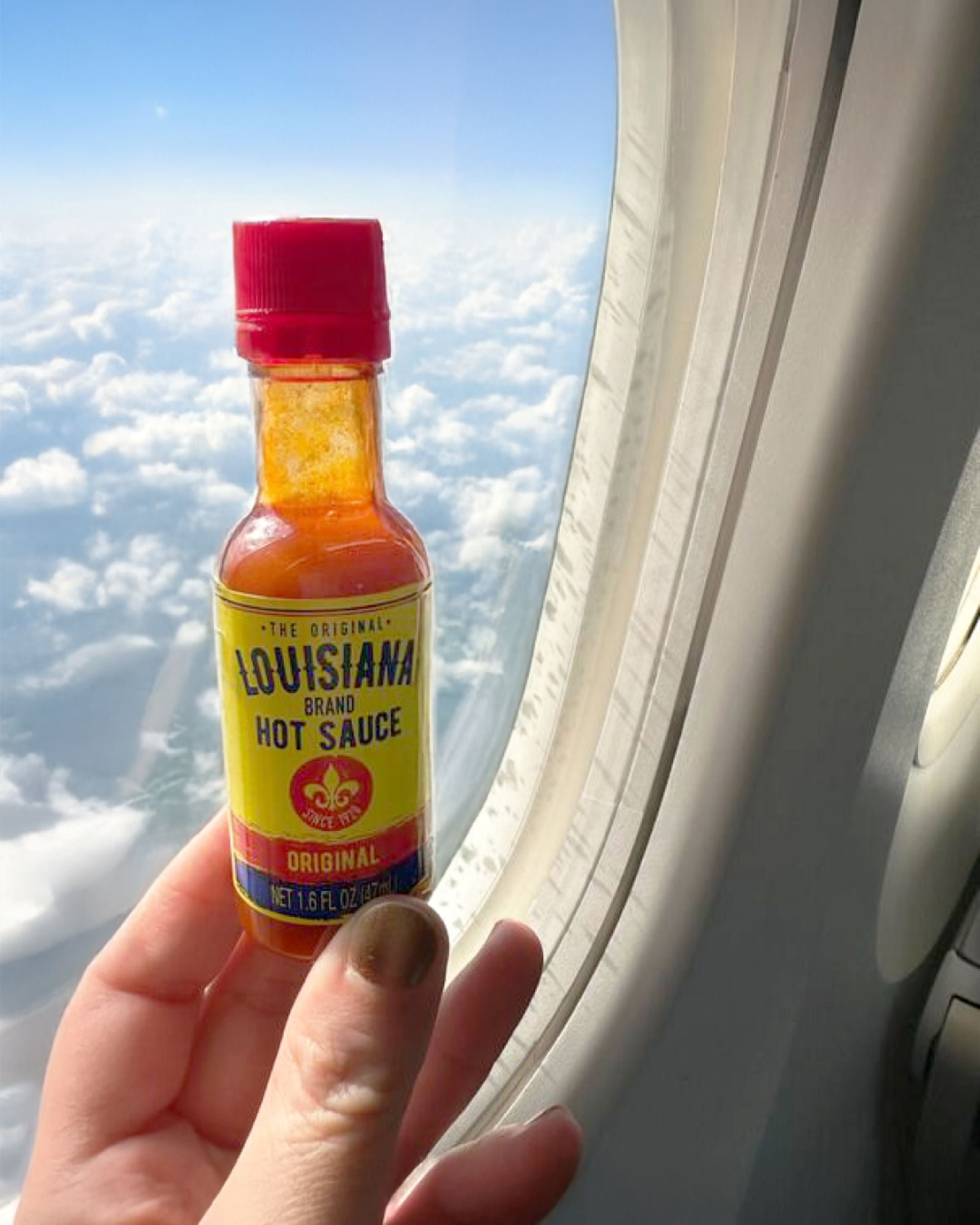 Louisiana Hot Sauce Sweet Heat with Honey Mini Bottle, 1.6 oz Bottle