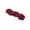 A005- Deep Red, variant on Sage Green Cheese Cloth Table Runner, Featuring Soft Pleated Woven Fabric with Elegant Three Strand Braid Design