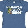 thumbnail image 4 of Inktastic Grandpa's Fishing Buddy with White Text Boys Baby Bodysuit, 4 of 5