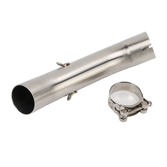 Stainless Steel Mid Link Pipe,Slip On Type Motorcycle Mid Link Pipe Exhaust Middle Link Pipe Finely Tuned Performance