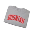 thumbnail image 3 of Bosnian Bosnia Sweatshirt Gifts Crew Neck Shirt Long Sleeve Unisex, 3 of 7