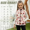thumbnail image 7 of Uorisanigo Toddler Girls Boys Fleece Vest Red Ladybug Strawberry Sleeveless Full-Zip Jacket Soft and Comfortable Stand Up Collar Outwear Fashion Fall Winter Clothes Outwear, 7 of 7