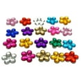 thumbnail image 5 of EOEMY 200 Acrylic Flatback Flower Rhinestone Gem 15mm Various Color Diy Embellishments-Hot Pink, 5 of 7