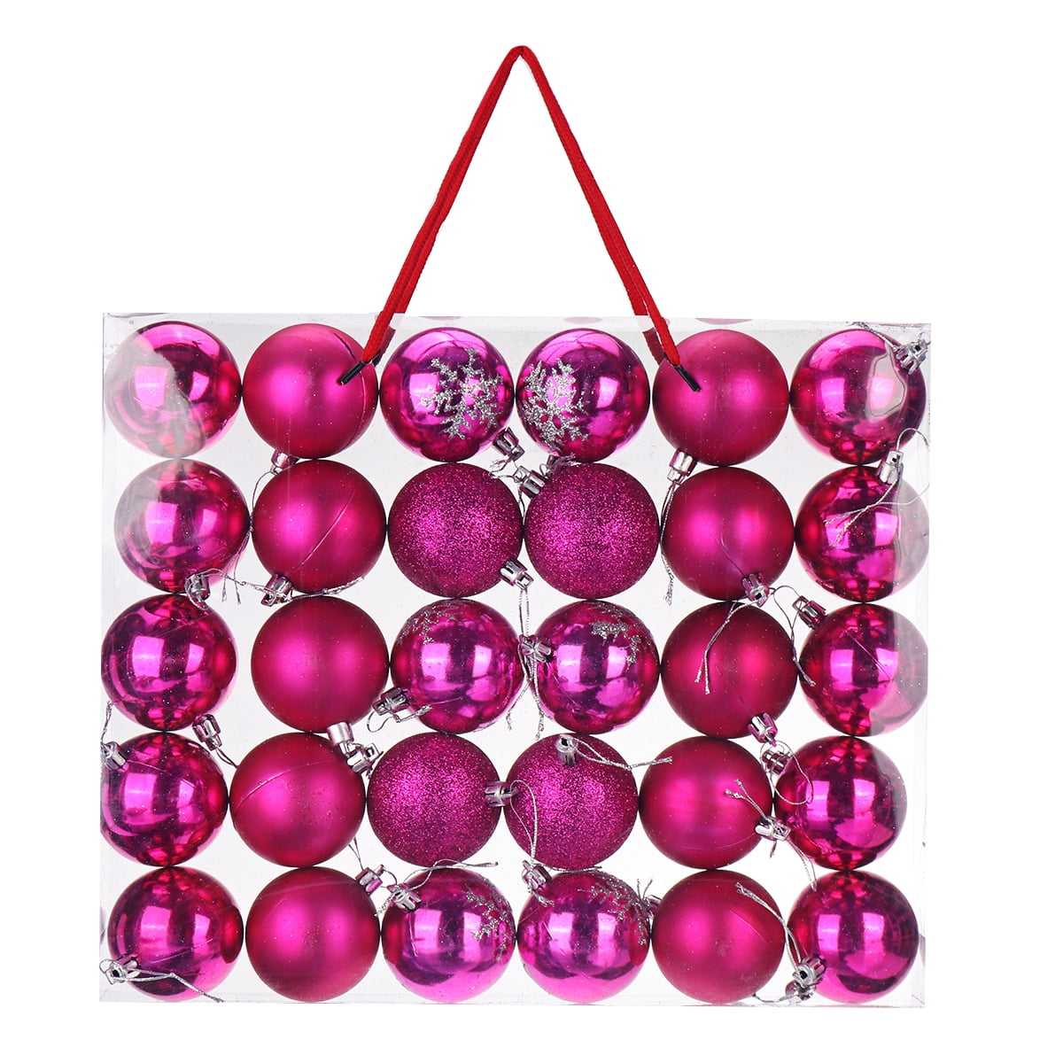 30PCS Christmas Ornaments Balls, 2.36" Shatterproof Christmas Ornaments Sets
