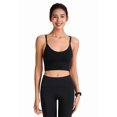 thumbnail image 5 of Women's Sports Bra Woman Bras With String Quick Dry Shockproof Running Fitness Large Size Underwear Wireless Bras for Women Black XL, 5 of 8