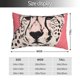 thumbnail image 2 of Balery Pink Cheetah Art Funda de Cojín Estampada, Regalos para Mujeres, Regalos de Amor para Ella, Regalos para Novia o Esposa, Funda de Almohada-20"x30", 2 of 6
