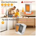 YIWUHOTXIAOHU Efficient and Quiet Mini Portable Space Heater with 3