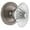 Antique Pewter, variant on Grandeur Cirbur_Prv_238 Circulaire Solid Brass Rose Privacy Door Knob Set - Brass