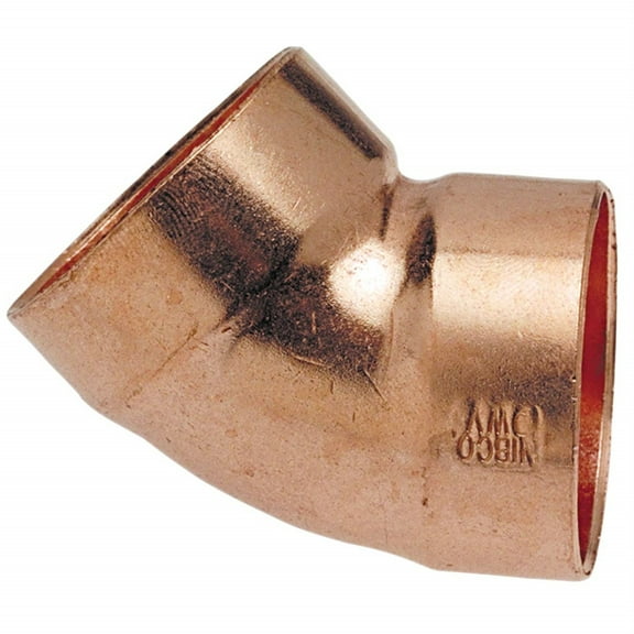 Nibco 9062 2 in. DWV Wrot CXC 45 deg Elbow