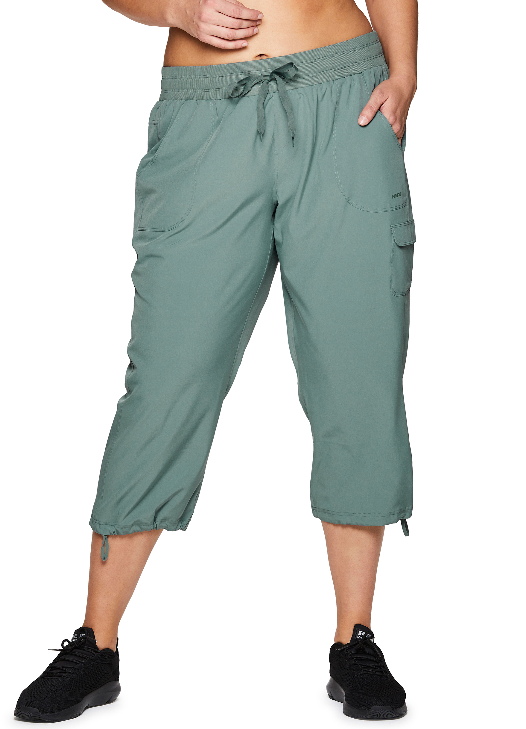 plus size drawstring capris