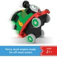 thumbnail image 2 of Thomas & Friends Press n’ Go Stunt Percy Train Engine Racing Vehicle, 2 of 6