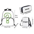thumbnail image 2 of Conjunto de 3 piezas para niños y niñas, mochilas escolares de gran capacidad, bolso de hombro, estuche para lápices, regalo, 2 of 4