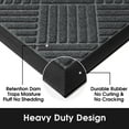 thumbnail image 3 of Lankey Door Mat Outdoor, Welcome Mats Outside, Large Front Door Mats, Doormat Indoor Entrance, Outdoor Mat, Anti-Slip Rubber Door Mats, Washable Entryway Rug, 3 of 8