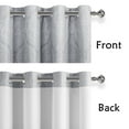 thumbnail image 6 of JIUZHEN Ombre Blackout Curtains 84 Inch - Gradient Thermal Insulated Room Darkening Drapes for Bedroom/Living Room, Set of 2 Panels, 52 x 84 Inch Length, Gray, 6 of 7
