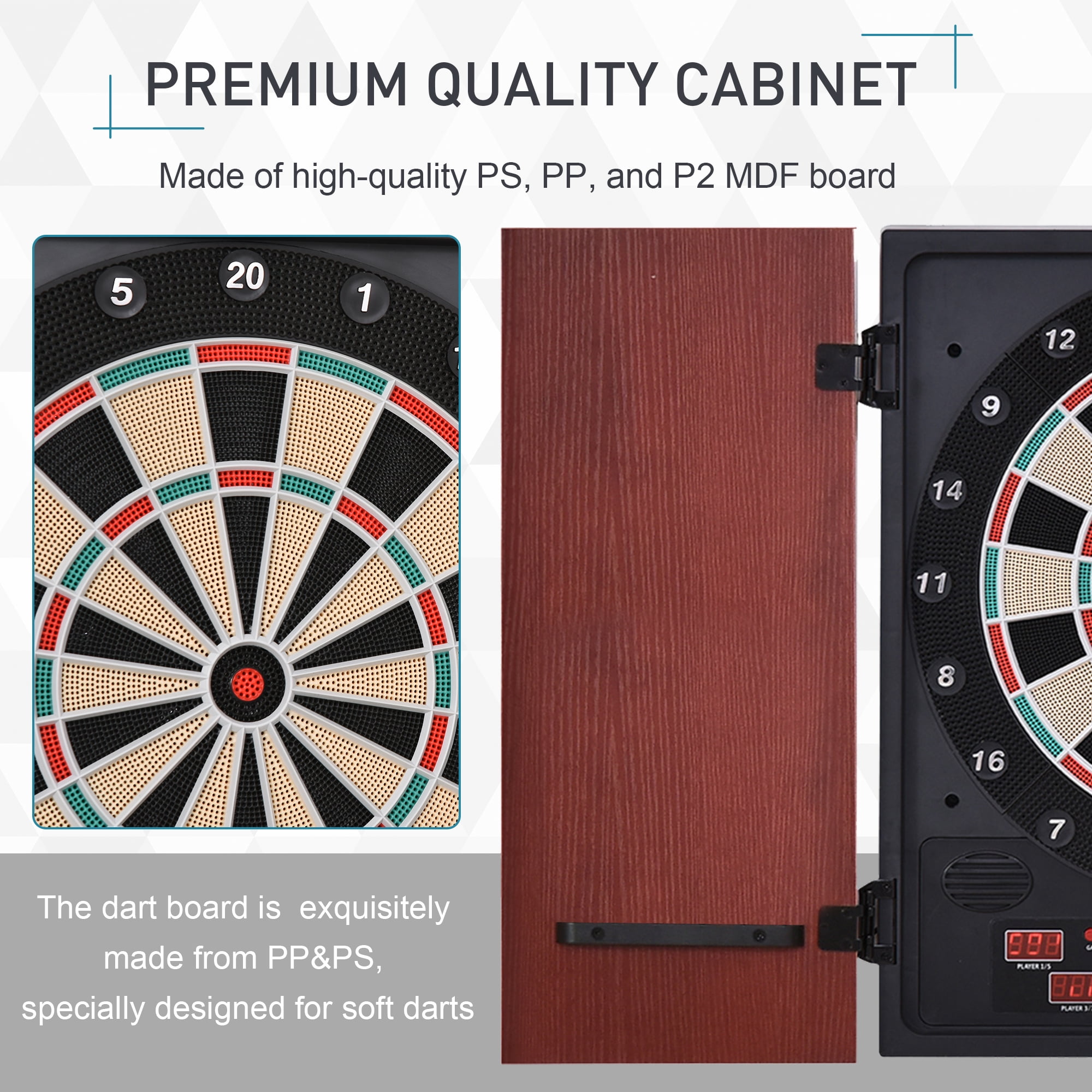 Sportcraft Electronic Dartboard And Matttroy