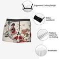 thumbnail image 3 of Kdxio Men's Boxer Briefs with Floral Leopard Butterflies Print - Comfortable and Breathable Underwear for Everyday Wear, 3 of 5