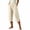 Beige, variant on Fashion Clothing, Womens Wide Leg Palazzo Pants Summer Beach High Waisted Cropped Flowy Pants 2026 Dressy Casual Trousers with Pockets, Capri Pants for Women Dressy Casual Petite