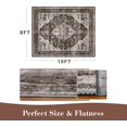 thumbnail image 2 of -Runner Rug X Rugs for Living Room- Machine Washable Rug-Soft Living Room Rug-Vintage Non Slip Carpet-Rugs for Bedrooms Dining Office, 2 of 7