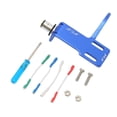 thumbnail image 2 of DEWIN Phonograph Turntable Headshell Aluminum Alloy Headshell Cartridge Keeper for Record PlayersBlue, 2 of 14