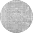 thumbnail image 1 of Ahgly Company Indoor Round Abstract Gray Contemporary Area Rugs, 6' Round, 1 of 1