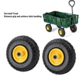 thumbnail image 4 of Solid Rubber Tire, 2PCS Rubber Wheel Tire 10 Inch  for Lawn Mowers, 4 of 7