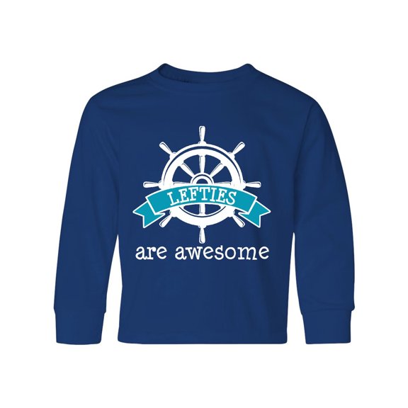 Inktastic Left Handed Day Lefties Are Awesome Long Sleeve Youth T-Shirt