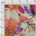 thumbnail image 1 of oneOone Cotton Poplin Light Olive Green Fabric Florals Sewing Material Print Fabric By The Yard 56 Inch Wide-SWA, 1 of 4