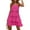Hot Pink, variant on Women's 2024 Summer Dresses Sleeveless Ruffle Tiered Layered Chiffon Pleated A Line Swing Mini Dress Hiking Dress for Women Summer Dress Wu Dress Tummy Hiding Dresses for Women Day Dresses for Women