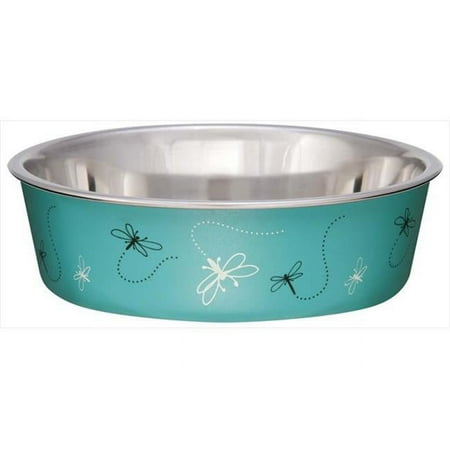 UPC: 0842982077133 | Loving Pets 430890 Bella Bowl Drgnfl Turquoise Med